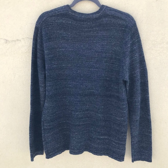 Mens Michael Kors Waffle Knit Crewneck Sweater - Picture 4 of 8